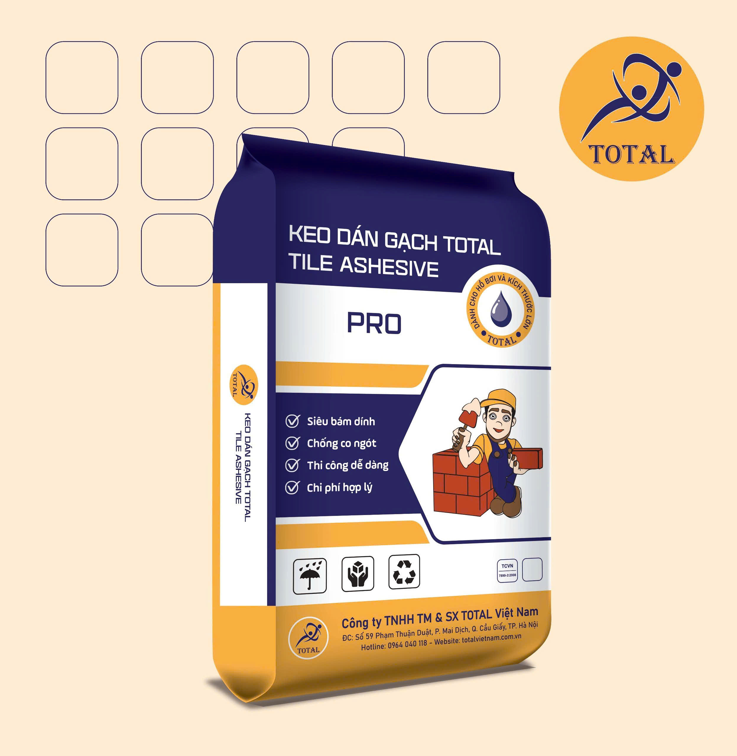 KEO DÁN GẠCH TOTAL PRO