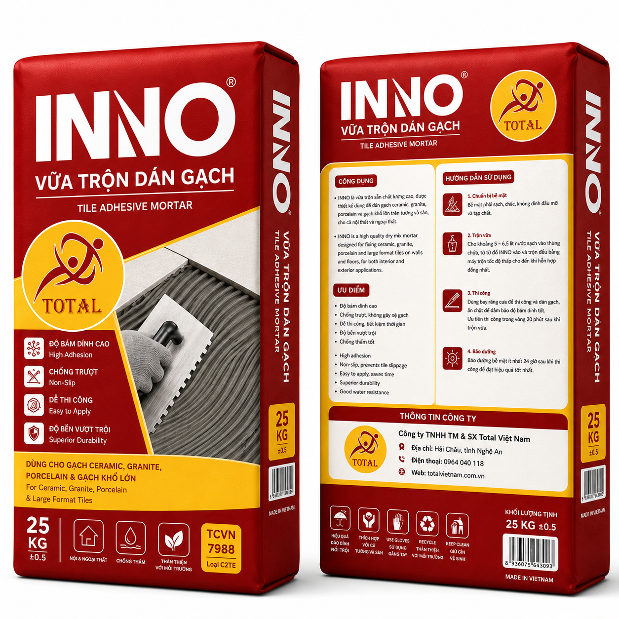 VỮA TRỘN DÁN GẠCH INNO